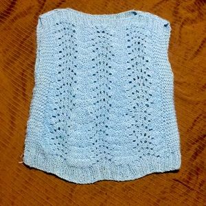 Vintage hand knit vest